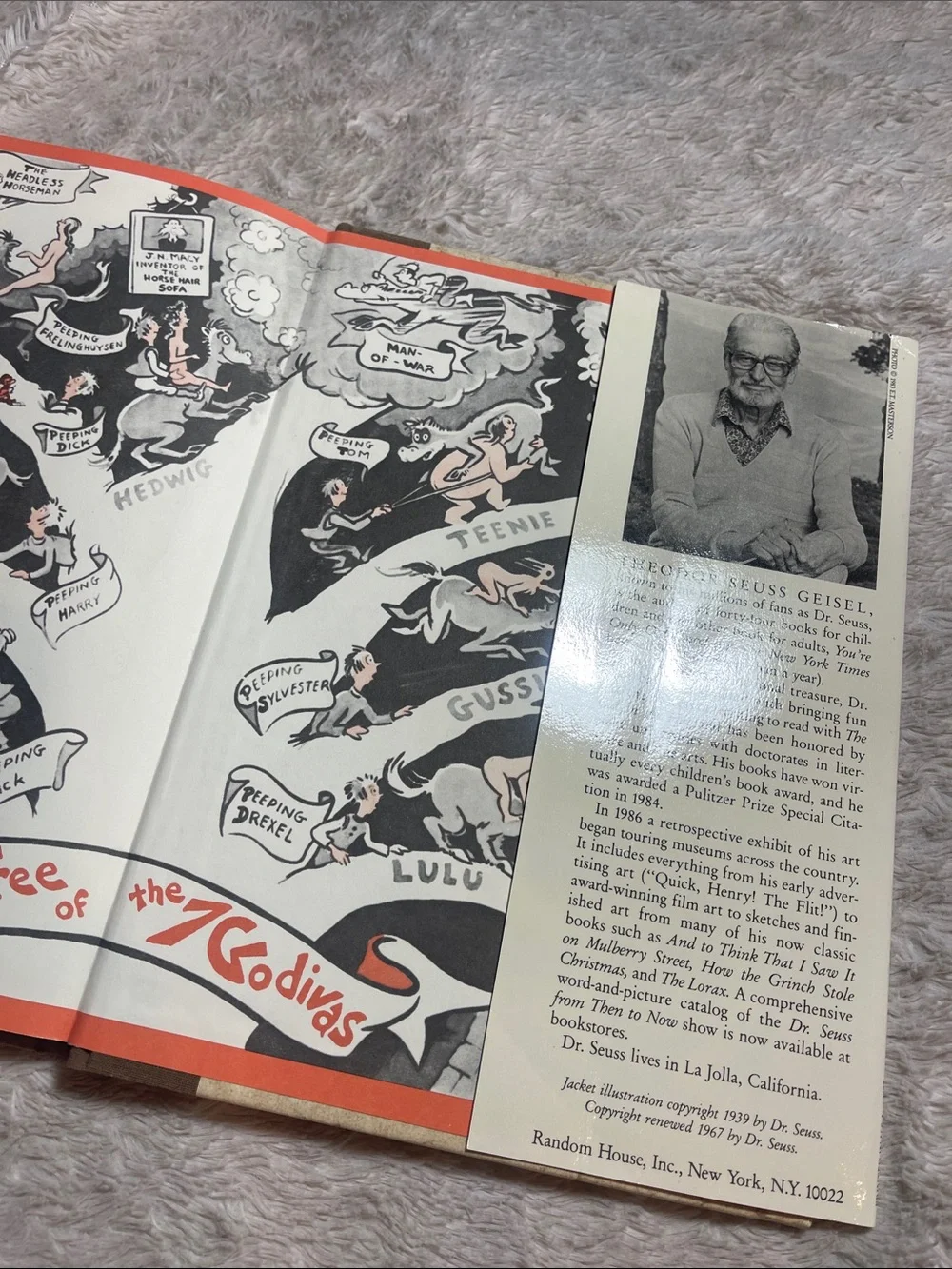 Vintage Dr. Seuss is the seven Lady Godiva’s hardcover book